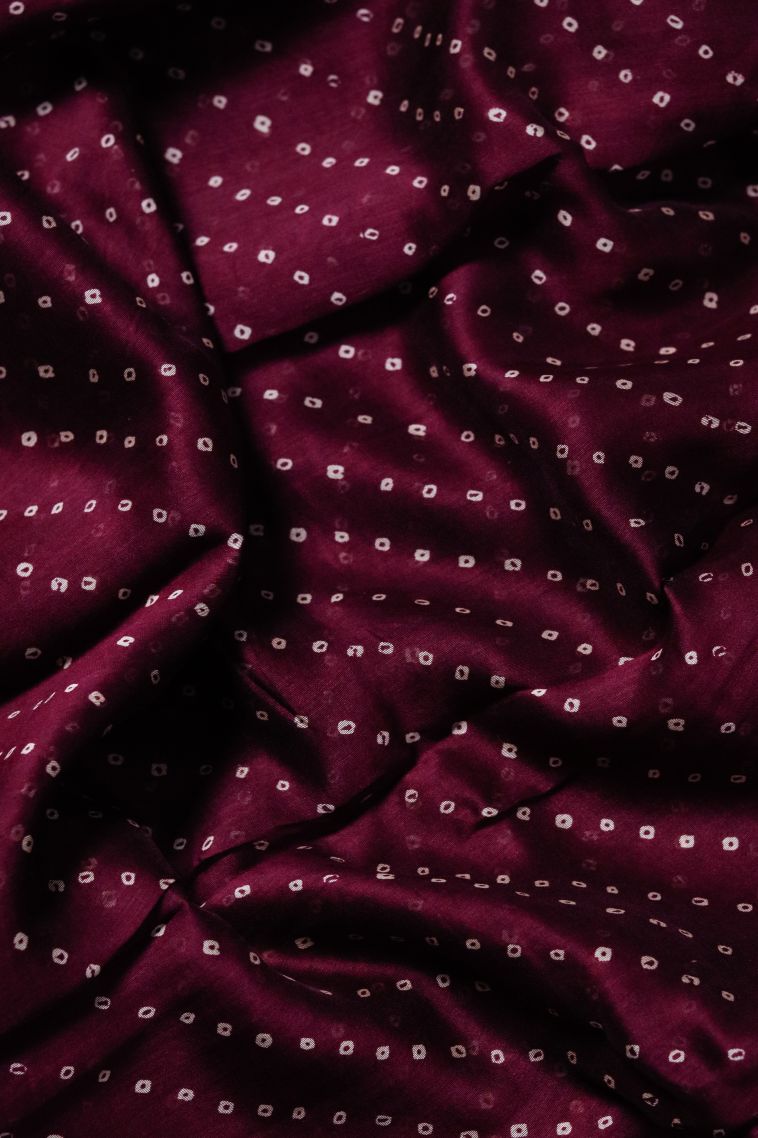 Graceful Maroon-red Soft & Flowing Saree view 4