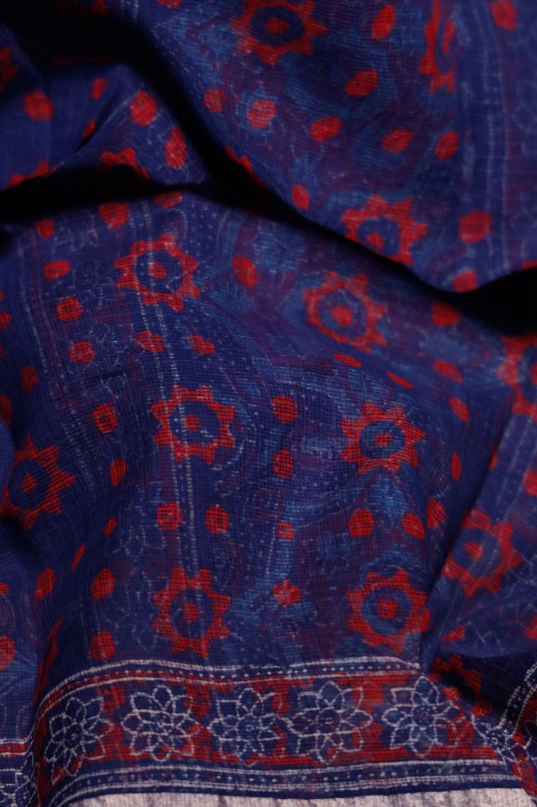Designer Lightweight Saree with Printed Work view 3