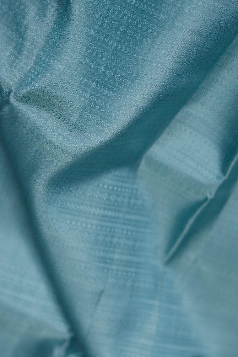 Everyday Wear Blue Pure Silk Saree - Comfortable and Stylish view 3
