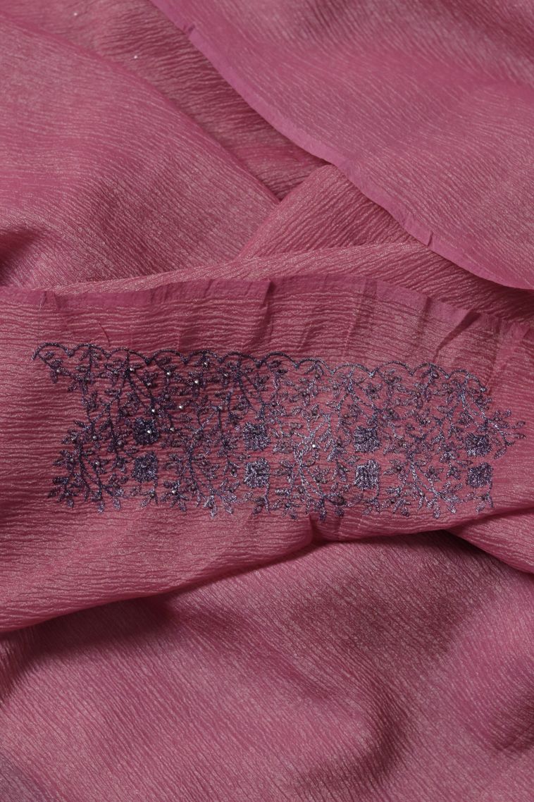 Classic Soft & Flowing Saree in Dim Purple view 2