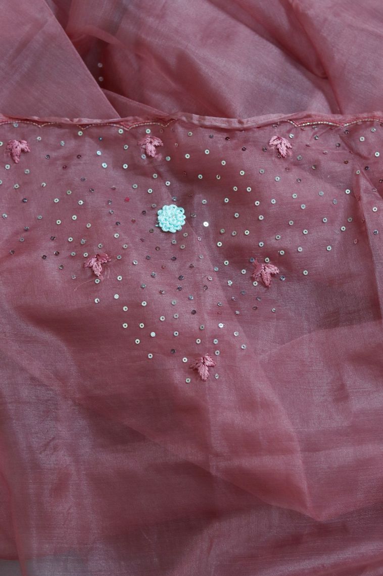 Festive Collection Soft & Flowing Saree with Rich Solid Colour view 3