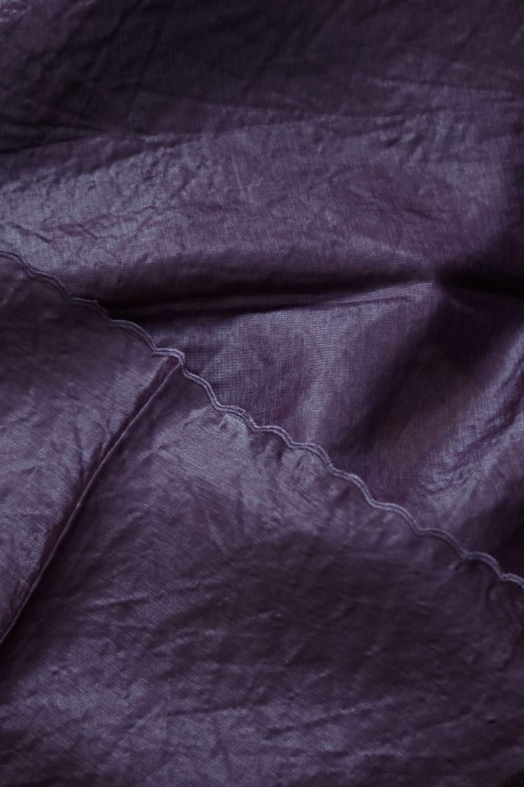 Classic Stiff & Rich Finish Saree in Purple view 2