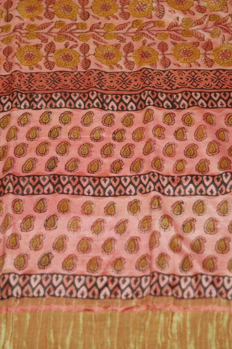 Festive Collection Soft & Flowing Saree with Subtle Floral Motif view 2