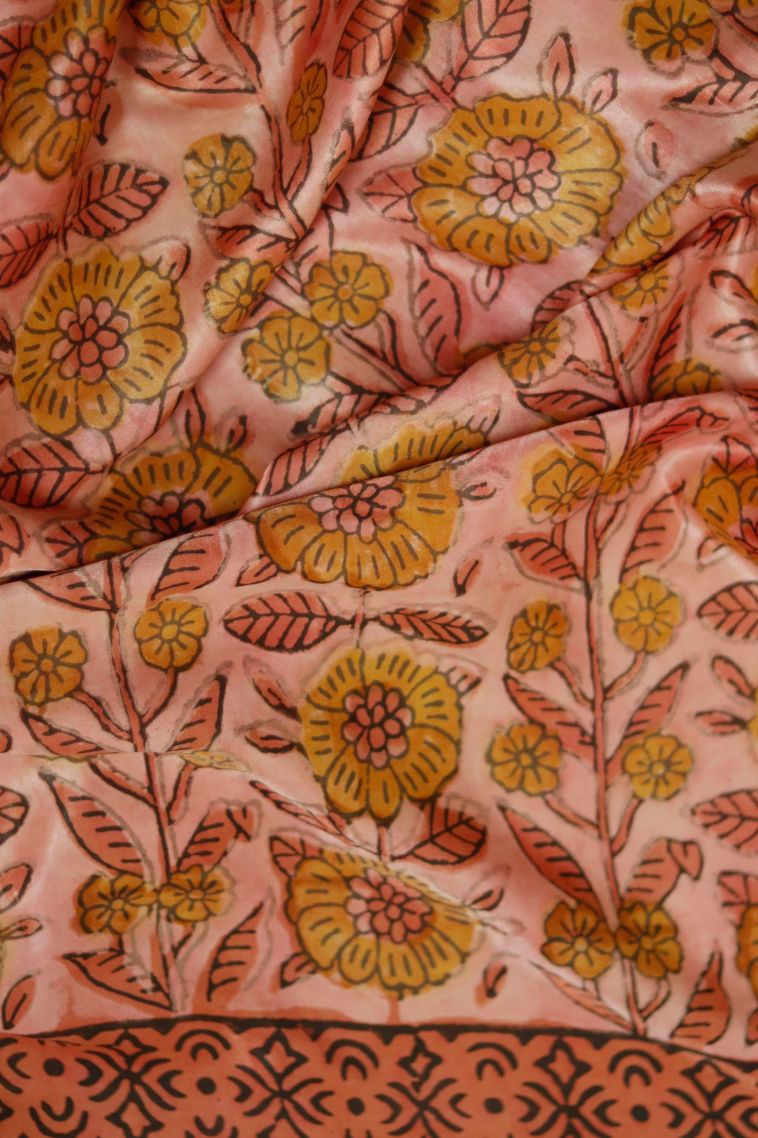 Festive Collection Soft & Flowing Saree with Subtle Floral Motif view 4