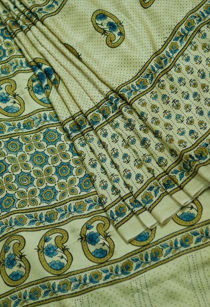 Soft & Flowing Saree in Pastel Yellow Shade