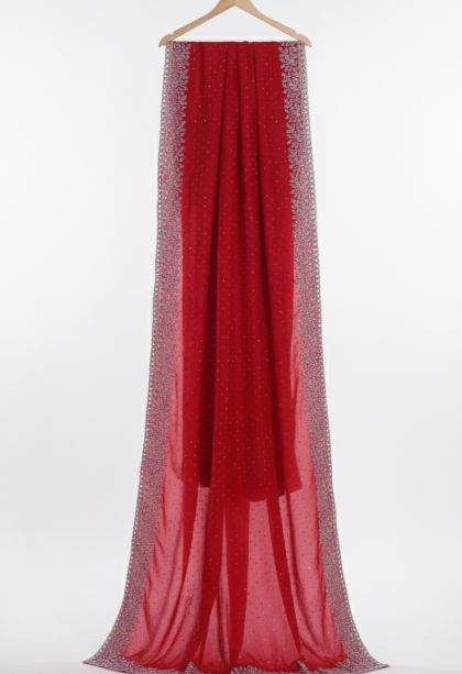 Classic Soft & Flowing Saree in Red