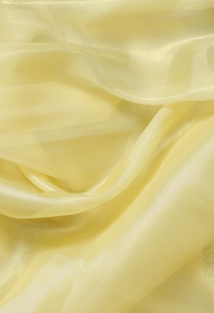 Classic Soft & Flowing Saree in Pastel Yellow