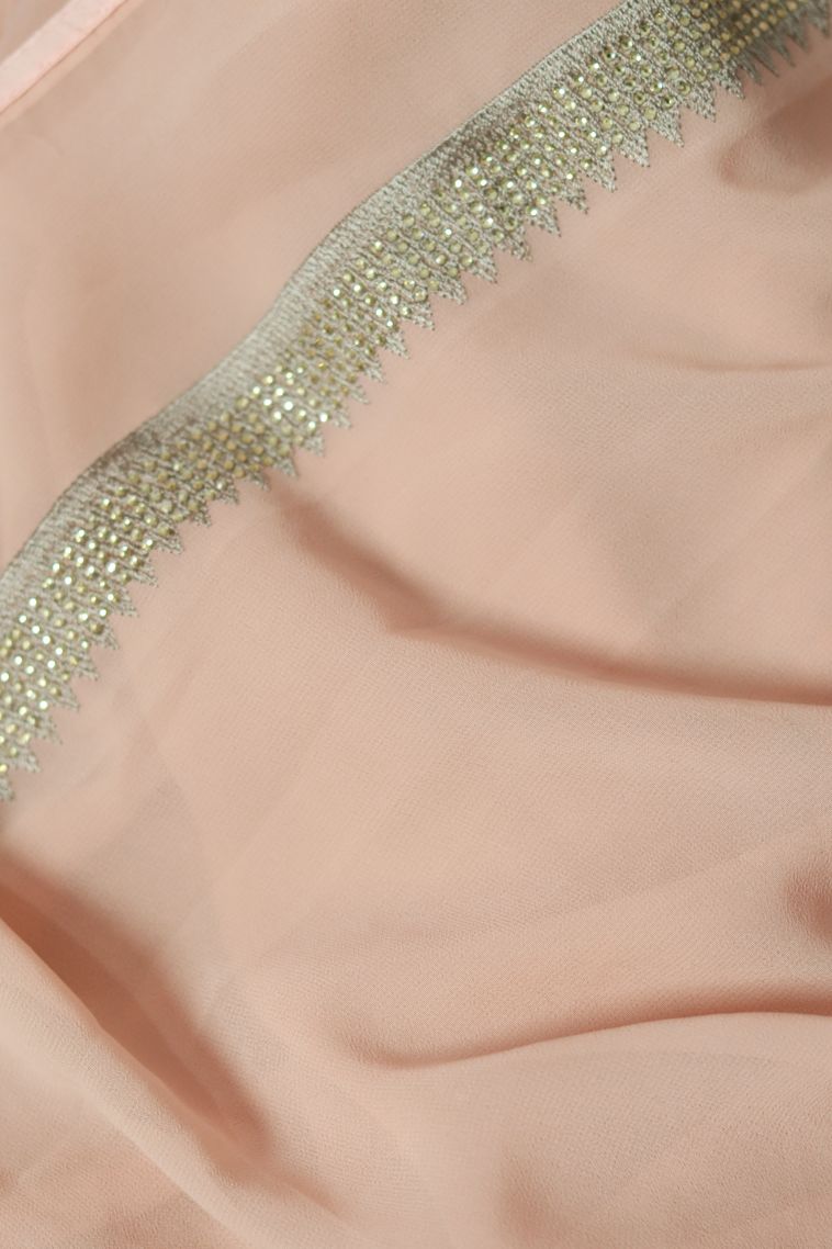Designer Soft & Flowing Saree with Embroidery Work view 1