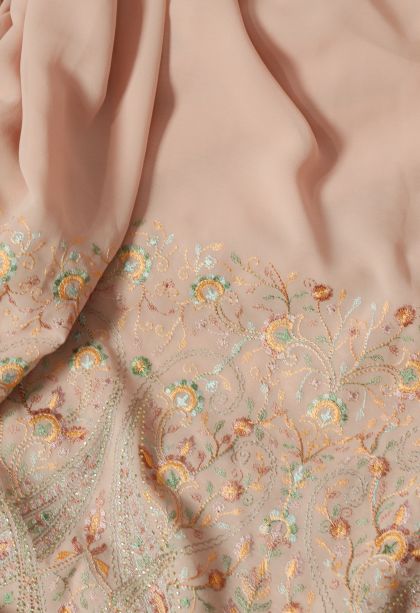 Designer Soft & Flowing Saree with Embroidery Work
