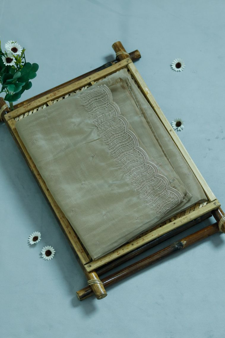 Designer Soft & Flowing Saree with Embroidery Work view 1