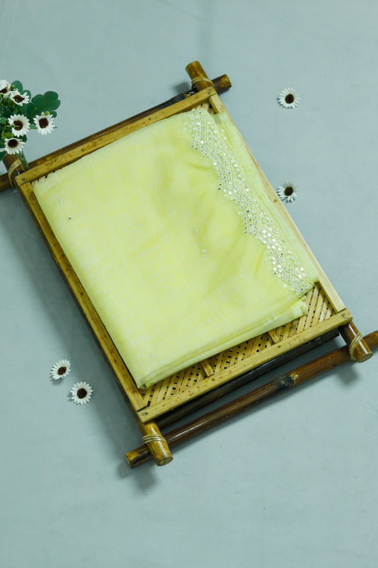 Designer Mustard Yellow Soft & Flowing Saree - Comfortable and Stylish view 1