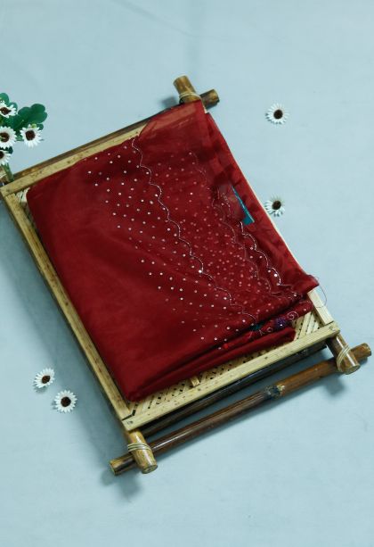 Designer Soft & Flowing Saree with Woven Work - Festive Collection