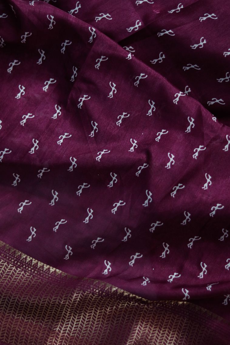 Elegant Wear Maroon-pink Dola Silk Saree - Comfortable and Stylish for all occasions view 3