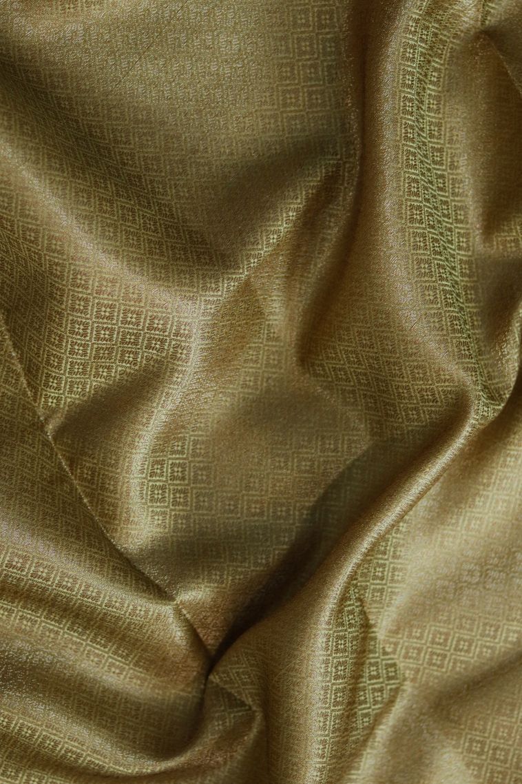 Traditional Floral Dola Silk Saree in Pastel Yellow - Ideal for Festive view 3