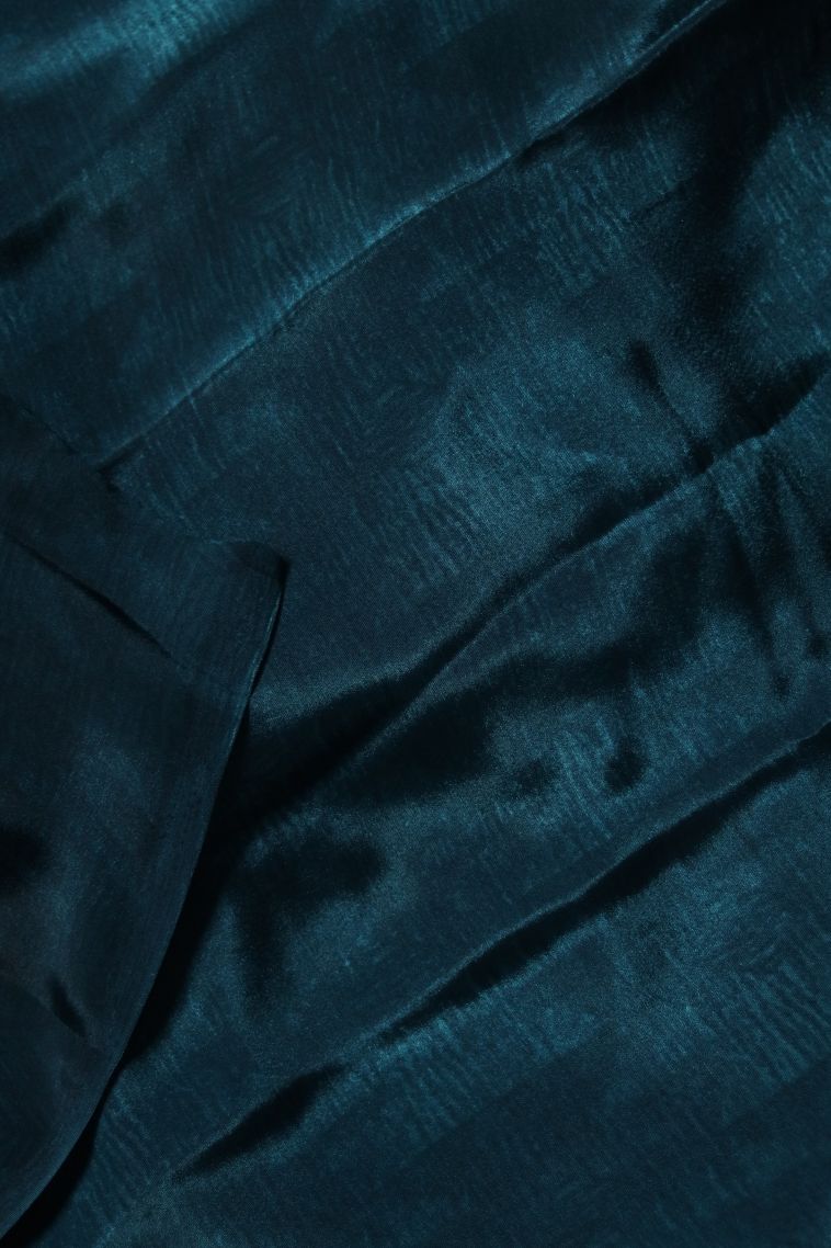 Designer Modal Silk Saree in Navy Blue with Elegant Geometric Border view 3