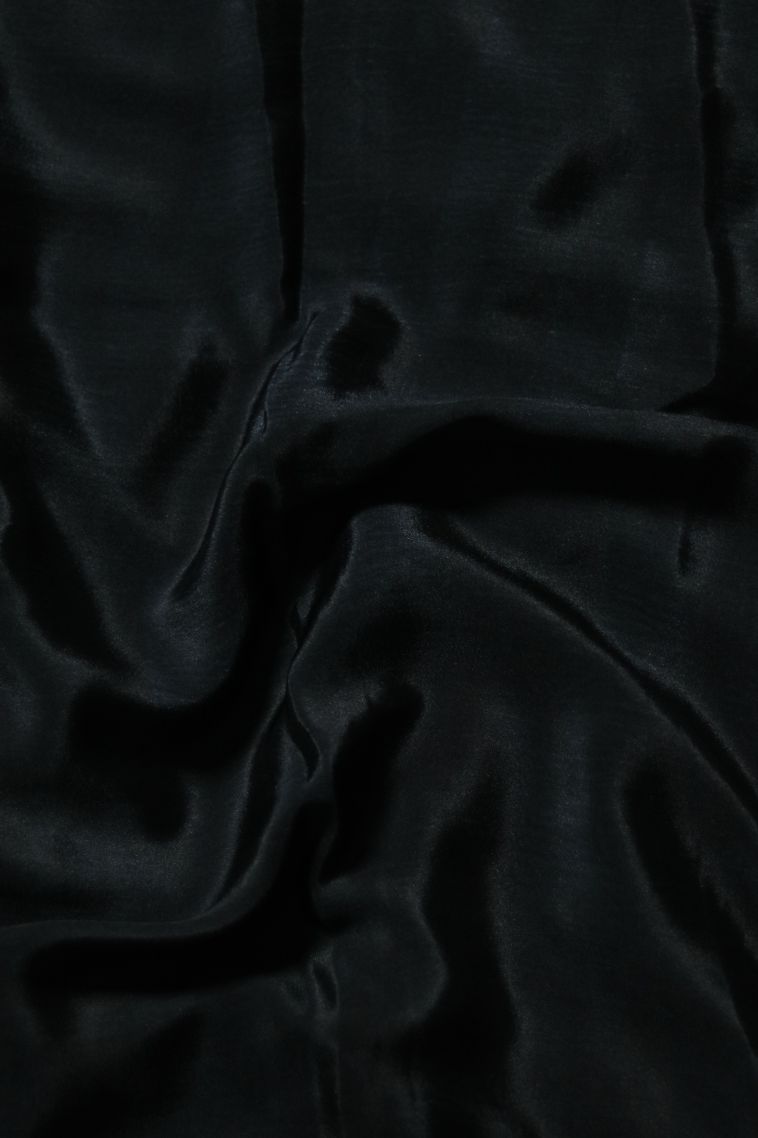 Graceful Black and White Modal Silk Saree view 3