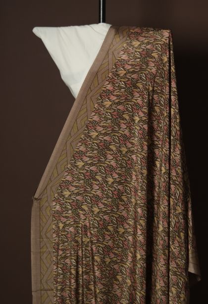 Modal Silk Saree in Brown Shad