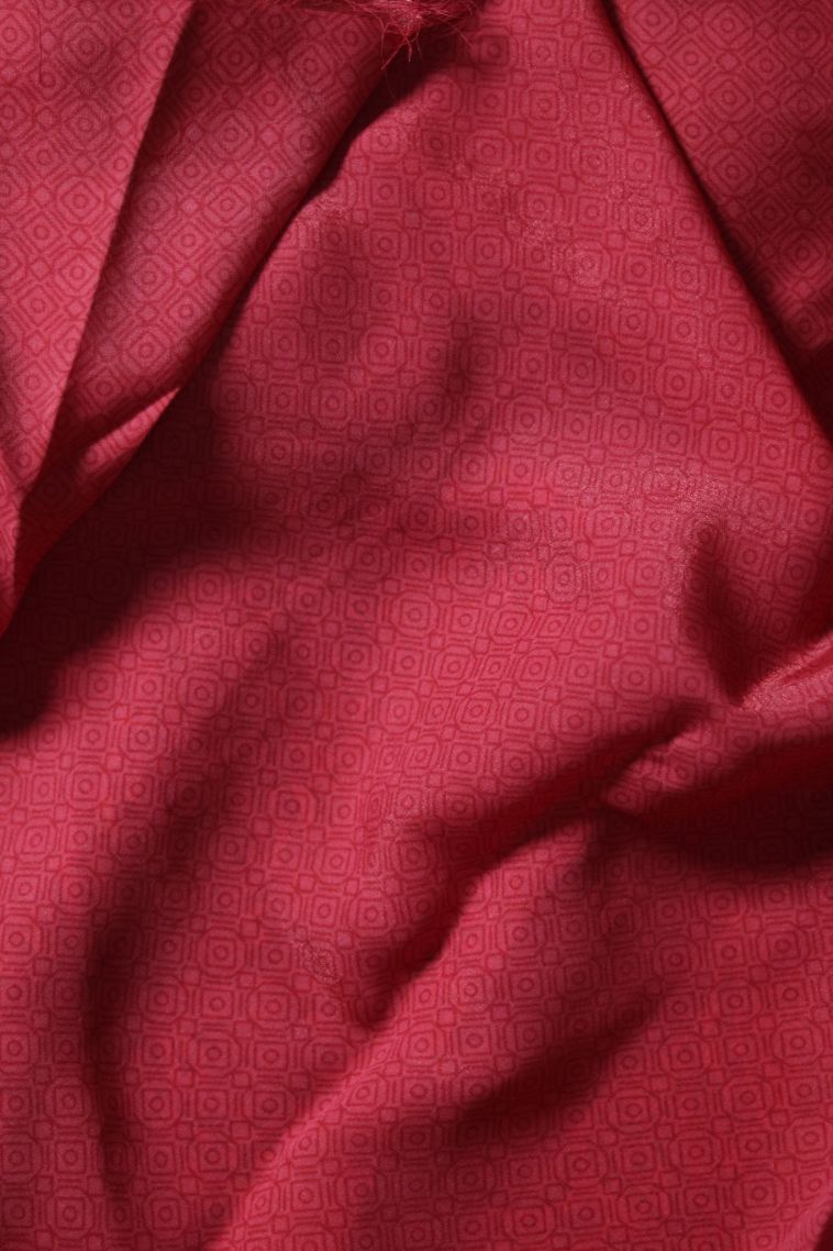 Everyday Wear Red Modal Silk Saree - Comfortable and Stylish view 3