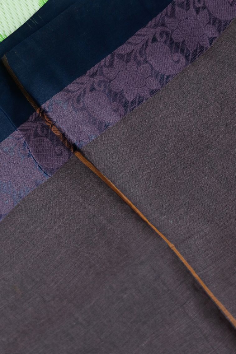 Elegant Bengal Pure Cotton Saree with Floral Motifs Border view 3