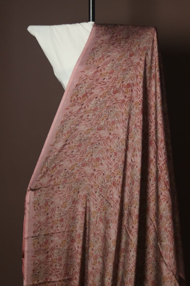 Classic Modal Silk Saree Featuring Abstract Floral Pattern view 1