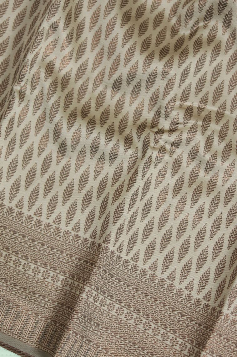 Designer Semi-silk Saree with Printed Work - Festive Collection view 4