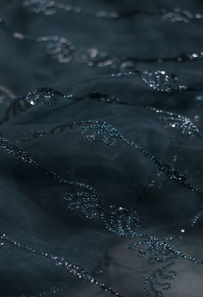 Party Wear Fancy Saree with Elegant Floral Motifs Finish