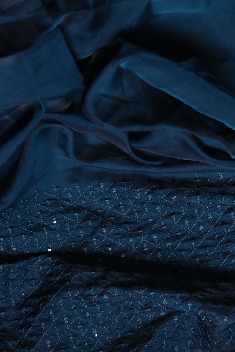 Festive Collection Fancy Saree with Rich Solid Colour view 4
