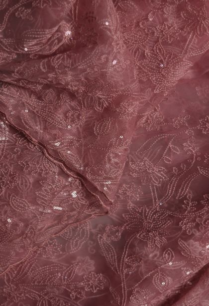 Classic Fancy Saree in Dusty Rose