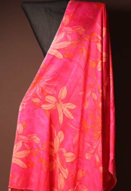 Traditional Floral Modal Silk Saree - Ideal for Festive