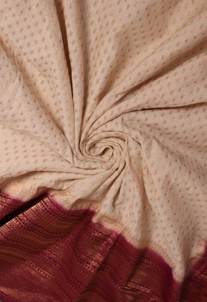 Modern Banarasi Saree in Pastel Yellow with Designer Abstract Motif Border