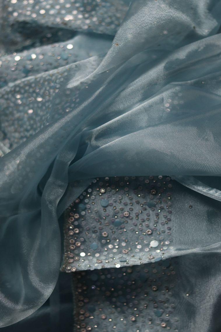 Fancy Saree with Stone Buti Work - Timeless Style view 1