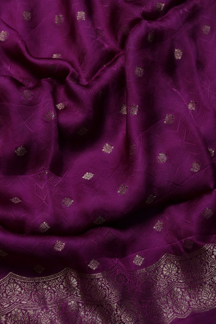 Designer Banarasi Saree with Woven Work - Festive Collection view 4