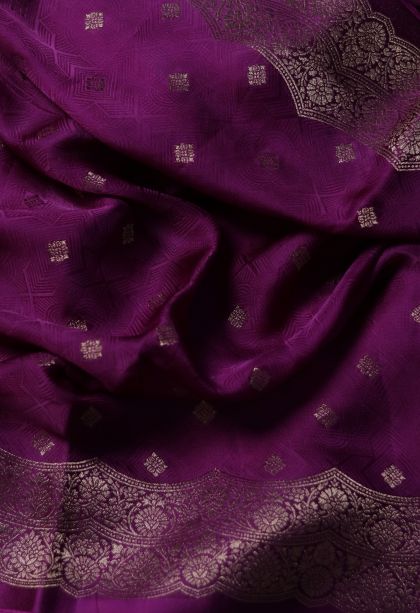 Designer Banarasi Saree with Woven Work - Festive Collection