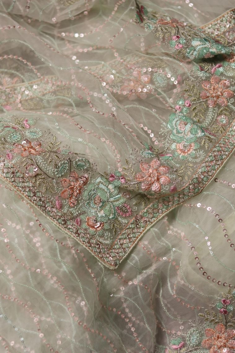 Modern Fancy Saree in Pastel Yellow with Designer Abstract Motif Border view 2