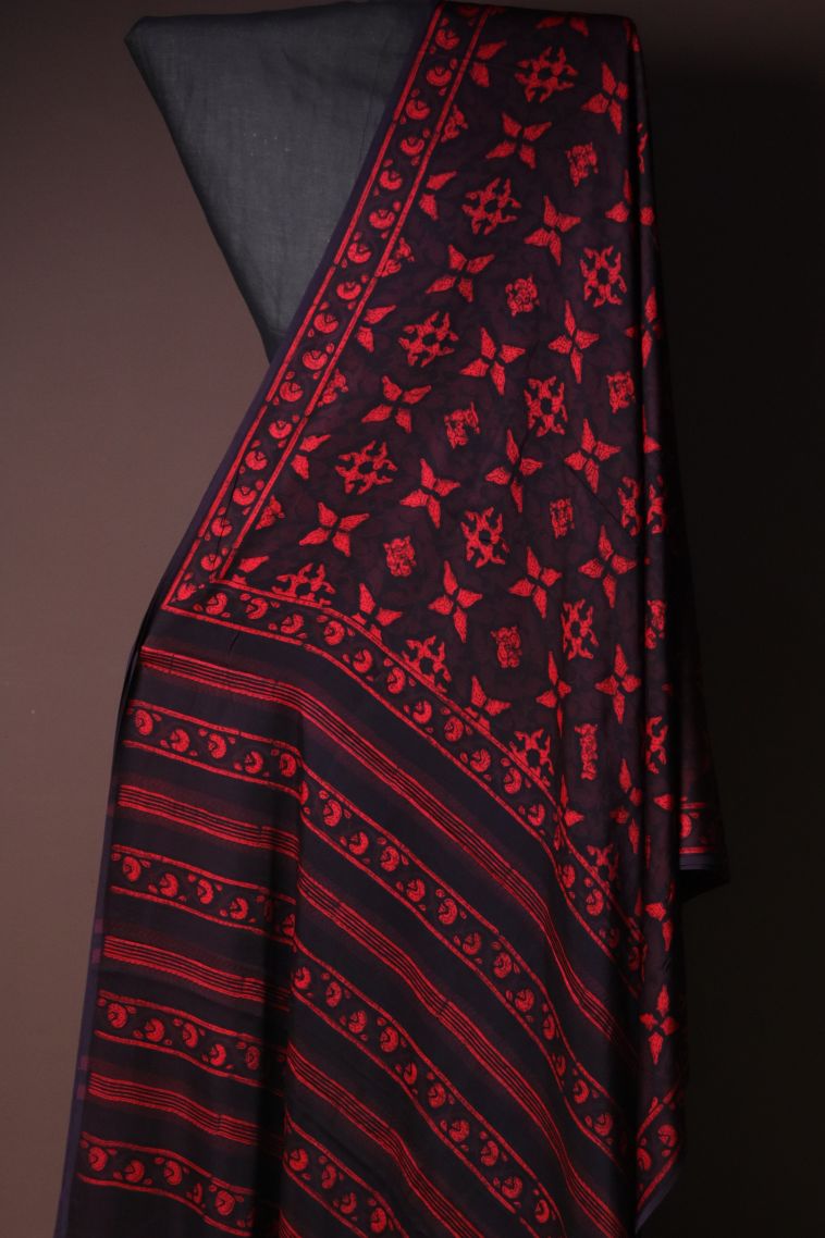 Graceful Black Modal Silk Saree view 1