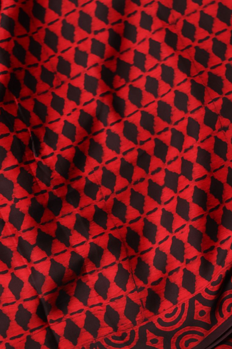 Modal Silk Saree with Classic Abstract Motif Finish view 4
