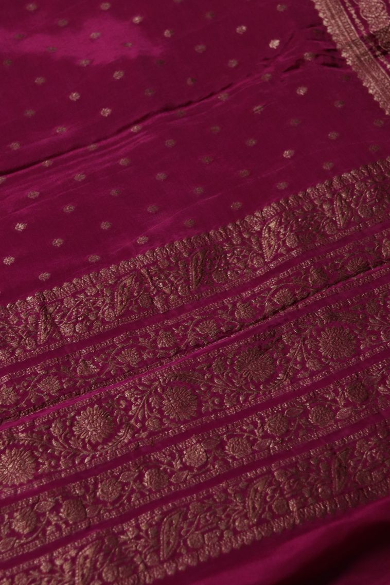 Traditional Banarasi Saree with Classic Abstract Motif Finish view 2