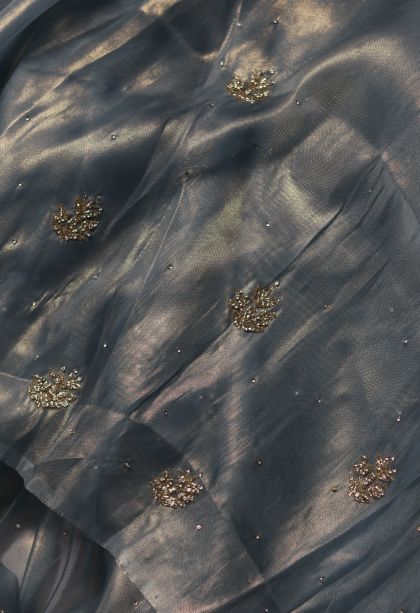 Designer Fancy Saree with Embroidery Work - Party Collection