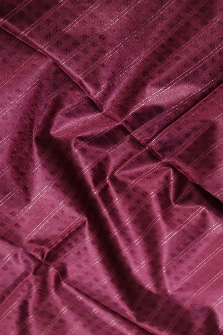 Elegant Tusser Silk Saree with Stripes Border - Perfect for Festive view 4