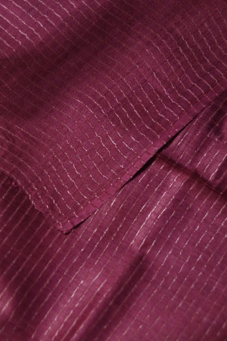 Elegant Tusser Silk Saree with Stripes Border - Perfect for Festive view 3