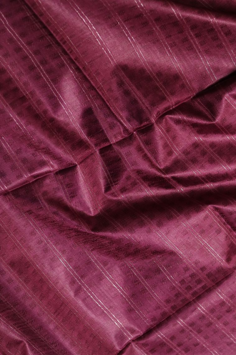 Elegant Tusser Silk Saree with Stripes Border - Perfect for Festive view 1