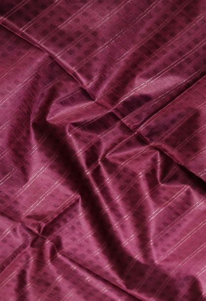 Elegant Tusser Silk Saree with Stripes Border - Perfect for Festive