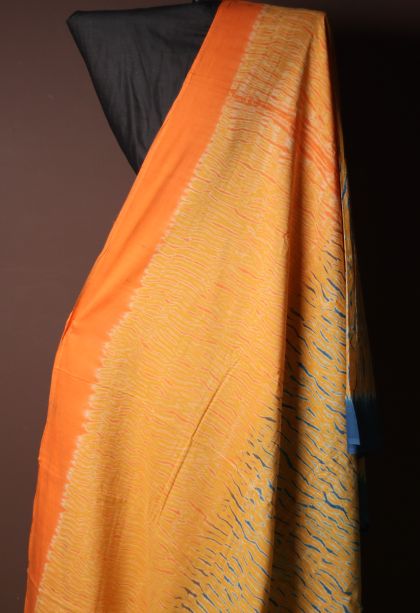 Elegant Mul Cotton Saree with Contrast Border - Perfect for Daily Wear