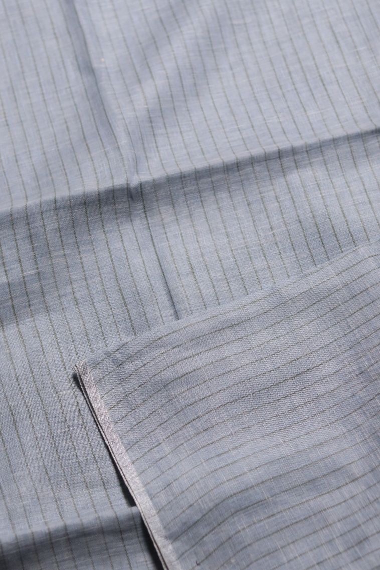 Festive Collection Linen Saree with Rich Stripes view 4