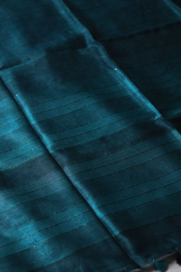 Elegant Linen Saree with Solid Border view 2