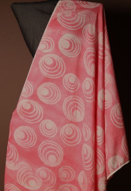 Mul Cotton Saree in Pink Shade