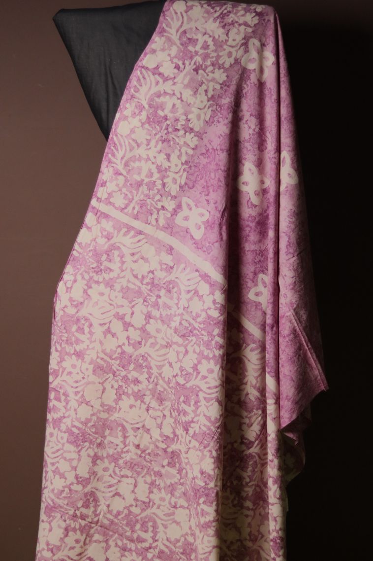 Everyday Wear Pink Mul Cotton Saree - Comfortable and Stylish view 1