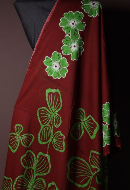 Everyday Wear Maroon-red Mul Cotton Saree - Comfortable and Stylish