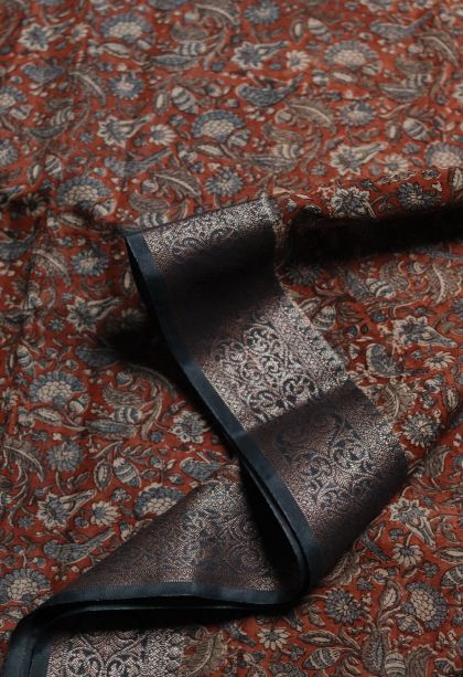 Traditional Floral Chanderi Saree - Ideal for Festive