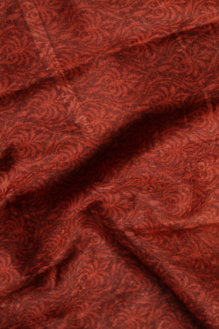 Tusser Silk Saree with floral Motif Finish - Timeless Style view 3